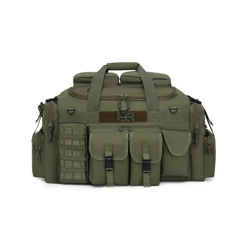 Saxon Holdall (OD) 100L, This heavy-duty 100-litre tactical duffle bag is designed for maximum utility and durability